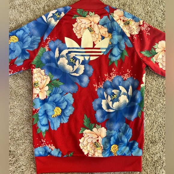 *Rare* Farm Rio x Adidas Originals Chita Floral Womens Track Jacket XS - Picture 5 of 15